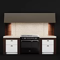 Modern White Kitchen Cabinets With Glass Doors Drawers And Island Counter