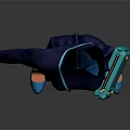 Dark Blue Turtleneck Long Sleeves Blue Ripped Jeans Cuffed Hems Teal Crossbody Bag Blue Heels