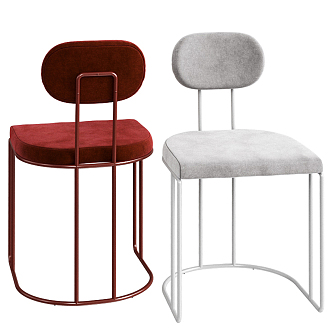 Modern Bar Chair Single Chair 3d model