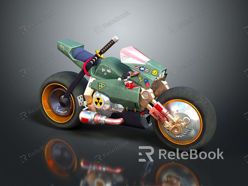 Motorcycle two-wheeled motorcycle off-road motorcycle road race motorcycle motor vehicle transport model