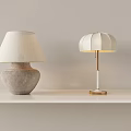 Quiet Table Lamp Cream Table Lamp Creative Table Lamp Art Table Lamp Mushroom Table Lamp 3d model