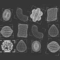Various Colorful Shaped Soft Candy Items With Different Textures And Patterns