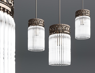 Jane's crystal chandelier 3d model