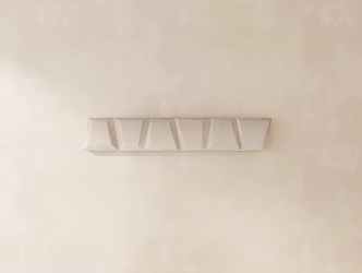 Modern carved plaster line carved components 3d model