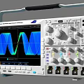 Industrial Tektronix Digital Oscilloscope With Waveform Display Control Panel And Ports