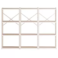 Sturdy Metal Open Shelving Unit With Multiple Tiers For Home Storage Organization