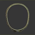 Golden Woven Bracelet With Arrow Accent And Metallic Finish Fashion Accessory