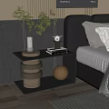 Bedside table 3d model