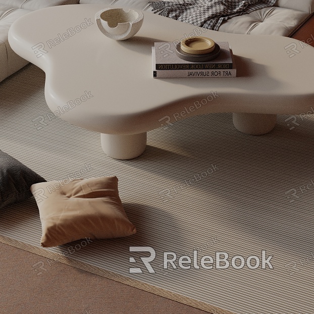 Modern coffee table model