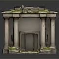 Columns Stone Columns Stone Columns Old Columns Roman Columns Roman Columns Classical Columns Greek Columns 3d model