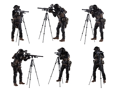 Character Man Special Forces 3d model