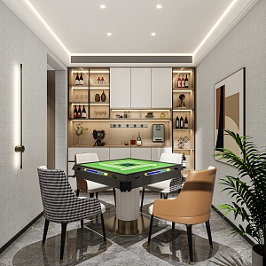 Modern Chess Room 3d model