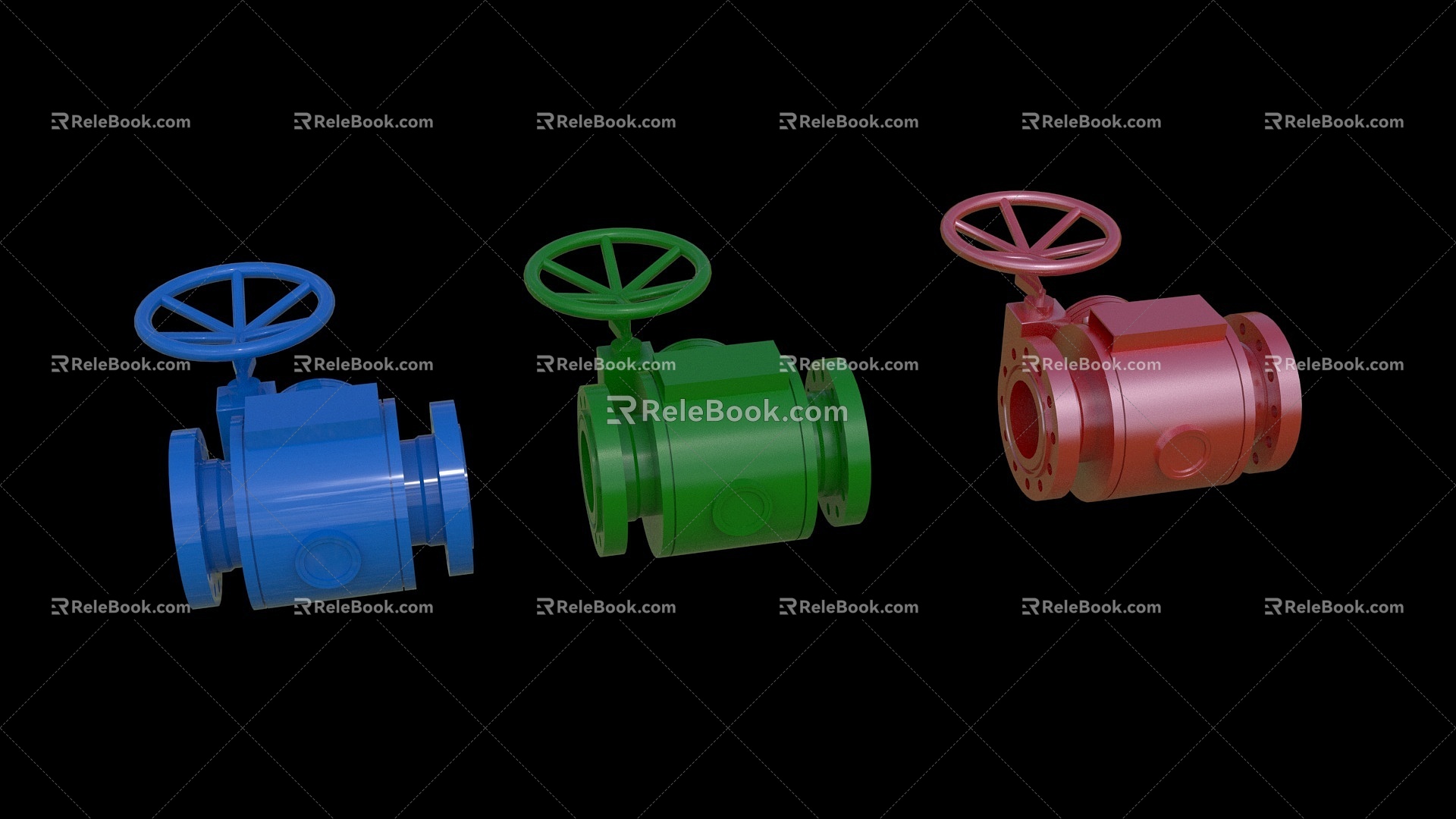 Valve Ball Valve Check Valve Industrial Equipment Chemical Industry 3d model