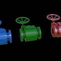 Valve Ball Valve Check Valve Industrial Equipment Chemical Industry 3d model