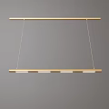 Modern Pendant Lights With Wavy And Linear Designs In Gold Metallic Minimalist Finish