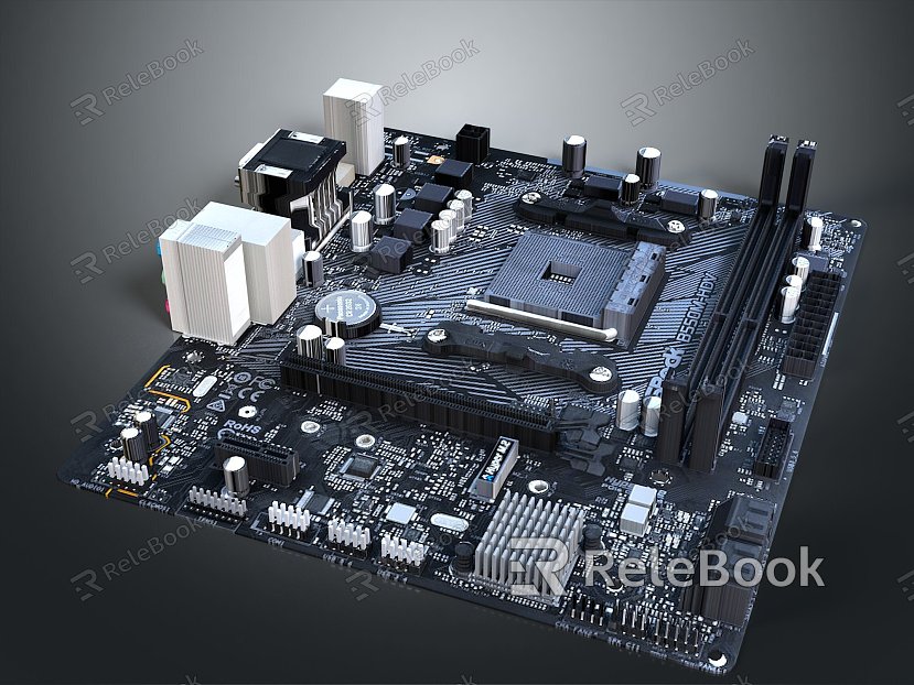 integrated circuit board circuit board integrated circuit integrated circuit integrated block electronic board electronic component electronic part chip model