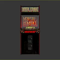 Red Dragon Fist Electronic Arcade Machine With Retro Design And Dragon Graphics