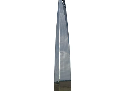 Modern High Rise Office Building With Glass Curtain Wall And Sleek Exterior Design 3d model