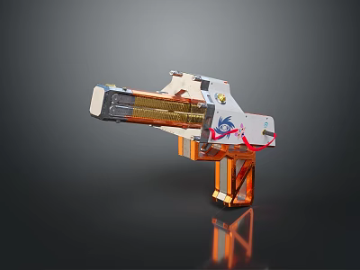 pistol semi-automatic pistol automatic pistol modern weapon hot weapon hot weapon gun military 3d model