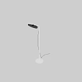 Modern Adjustable Floor Lamp With 180 Degree Rotation And White Black Structure 3d model