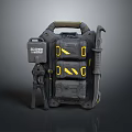 Black And Yellow Tactical Gear Bag With Handle Tripod And Small Case For Daily Use