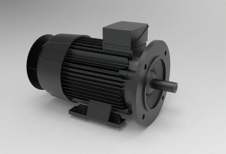 Industrial Motor Electric Drive Motor 1344 3d model