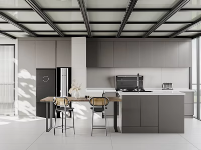 Modern Kitchen 3d model
