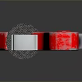 Red Pipe Wrench Professional Plumbing Tool With Metal Construction Shiny Surface And Ergonomic Handle Design