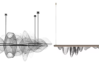 New Chinese Chandelier 3d model