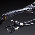 Artificial Intelligence Manipulator E-commerce Arm Hand Machinery Artificial Intelligence AI Digital Products Manipulator Machine 3d model