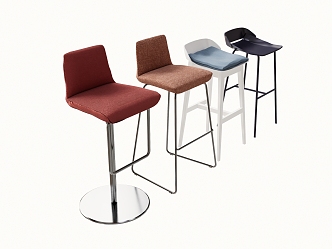 Modern Bar Chair 3d model