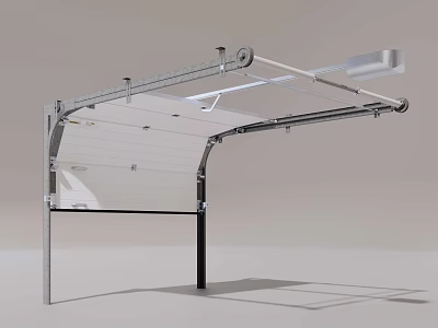 Modern Outdoor Canopy With Transparent Top And Sturdy Metal Frame Structure 3d model