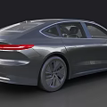 Sleek Silver Electric ET7 Car With Modern Exterior Design And Alloy Wheels