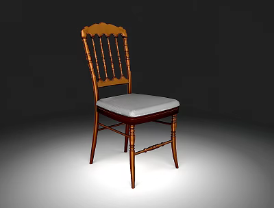 Chair Chair Single Chair European Chair 3d model