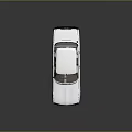 Classic White Vintage Car With Retro Exterior Design And Sleek Body Lines