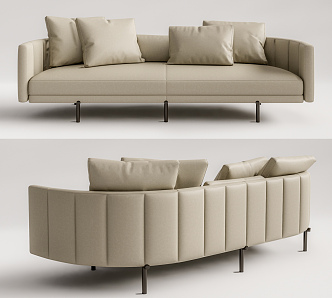 Modern Minotti Multiplayer Sofa 3d model