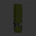 Green Military Truck With Cab And Large Cargo Container Multiple Wheels For Heavy Duty Use