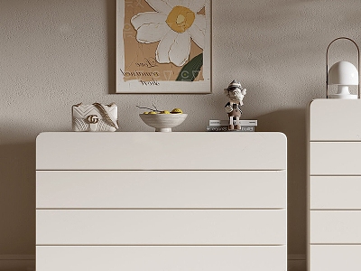 Cream Sideboard model