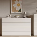 Cream Sideboard 3d model