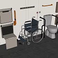 Essential Accessibility Equipment Including Wheelchair Grab Bars Toilet And Walking Aids