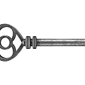 Retro Key Door Lock Key Metal Key Word Key House Door Key 3d model