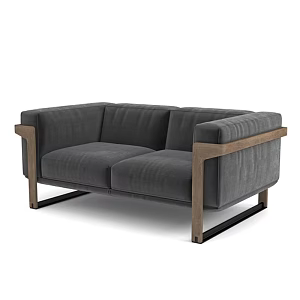 Sofa modern sofa double sofa 3d model