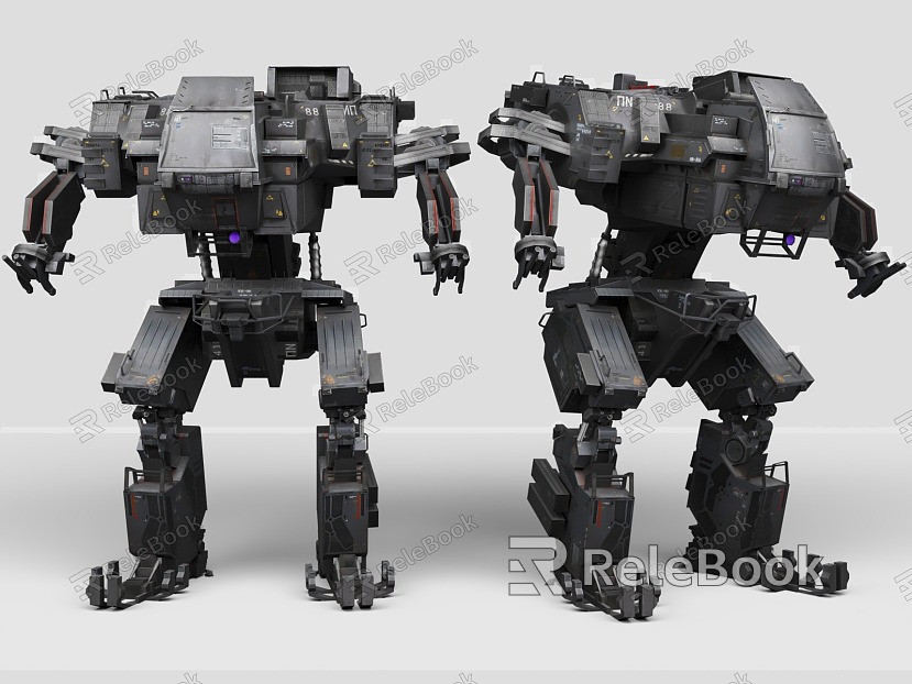 Mecturer century sci-fi style cyberpunk style sci-fi robot robot mechanic war machine model