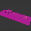 Yellow And Blue Model Train On Railroad Tracks With Detailed Design