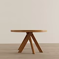 Simple dining table 3d model