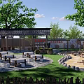 Traditional Chinese Garden Wall With Pavilion Seating And Natural Stone Paths