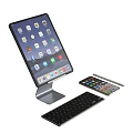Sleek Tablet Setup With Adjustable Stand Wireless Keyboard And Stylus Pen