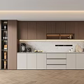 Modern Sideboard Simple Sideboard 3d model