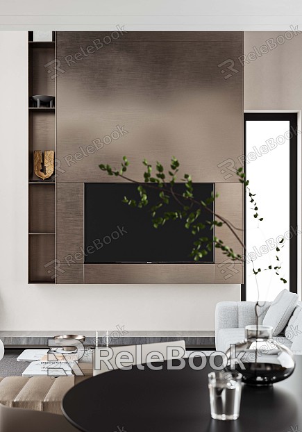 modern living room model