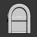 Modern Metal Storage Chest With Shiny Surface And Secure Lock For Home Use